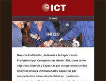 Tablet Screenshot of ictsrl.com.ar